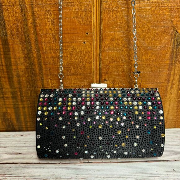 I.N.C. INTERNATIONAL CONCEPTS Ranndi Sparkle Clutch - Picture 1 of 4
